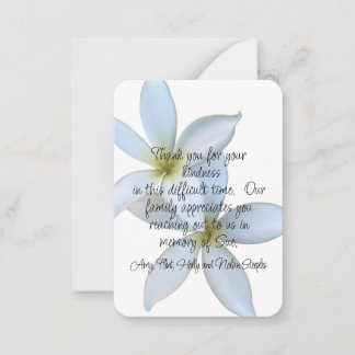 Carte De Correspondance Merci