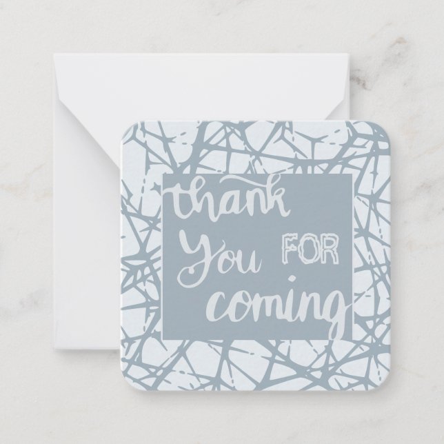 Carte De Correspondance Merci à venir (Devant)