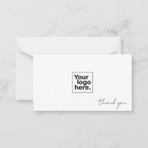 Carte De Correspondance Merci sur mesure, promotion d'entreprise moderne