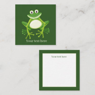 Carte De Correspondance mignon amoureux de grenouilles ajouter un sentimen