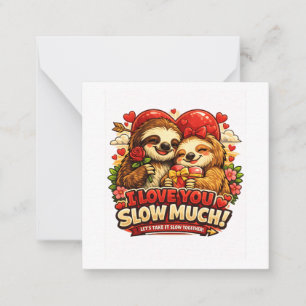 Carte De Correspondance Mignon design d'amour pour la Saint-Valentin du pa