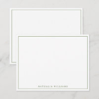 Minimaliste Basic Personnaliser Moss Green Station