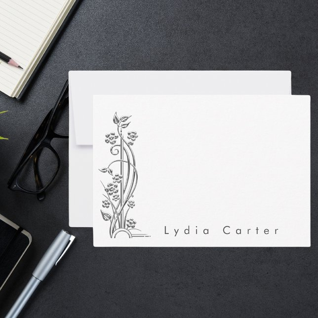 Carte De Correspondance Minimaliste moderne (Créateur téléchargé)