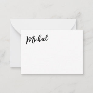 Carte De Correspondance Minimaliste Professionnel Moderne Élégant