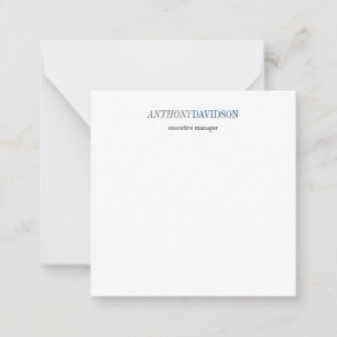 Carte De Correspondance Moderne Professionnel minimaliste simple