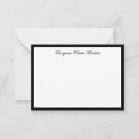 Moderne raffinée élégante calligraphie de script n