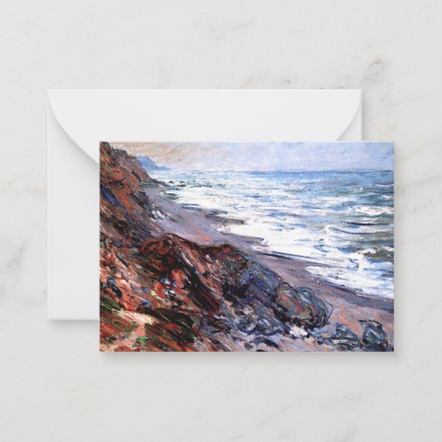 Carte De Correspondance Monet - La Mer à Pourville (Devant)
