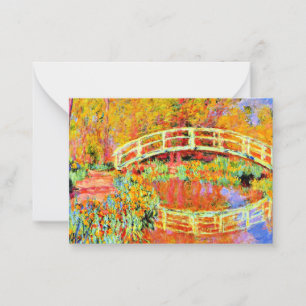 Carte De Correspondance Monet - Le pont japonais à Giverny