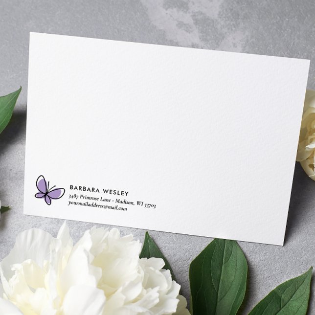 CARTE DE CORRESPONDANCE MONOGRAMME BLANC À BOUTEILLE (Créateur téléchargé)