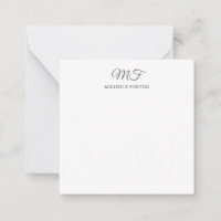 Monogramme classique professionnel simple