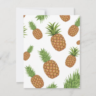 Carte De Correspondance Motif de pomme de pin aquarelle 1