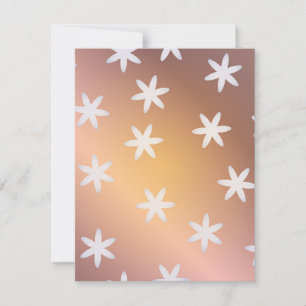 Carte De Correspondance Motif d'hiver 13