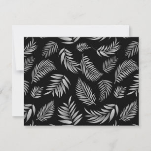 Carte De Correspondance Motif Feuille tropical 4