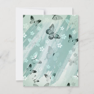 Carte De Correspondance Motif papillon 9