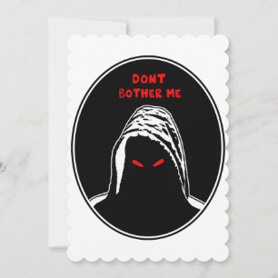 Carte De Correspondance Ne me dérange pas illustration de concept de moi