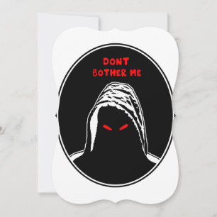 Carte De Correspondance Ne me dérange pas illustration de concept de moi