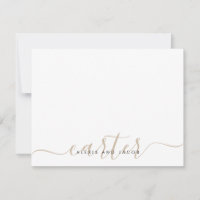 Nom de famille Mariage clair Beige Brown Script