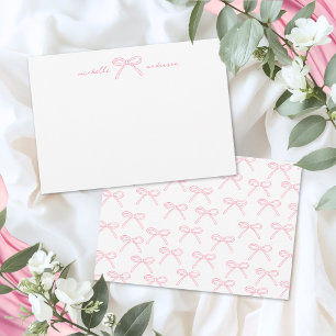 Carte De Correspondance Nom de l'arc rose blush