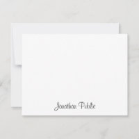 Nom du script main chic Texte Conception simple Ap