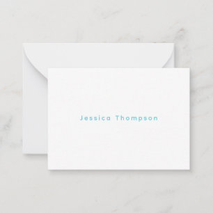 Carte De Correspondance Nom élégant simple et moderne professionnel