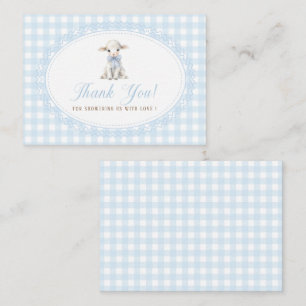 Carte De Correspondance Nurserie élégante aquarelle beige bleu garçon Joue
