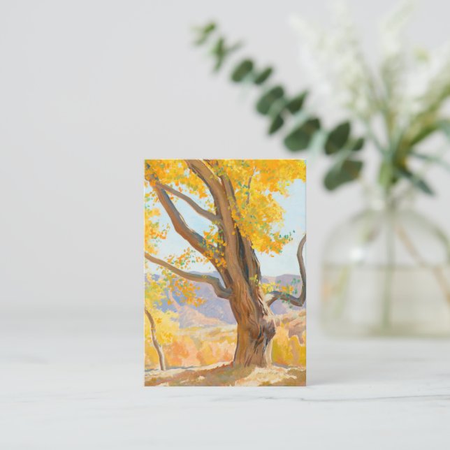 Carte De Correspondance Octobre Matin par Maynard Dixon (Debout devant)