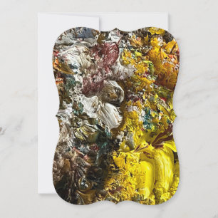 Carte De Correspondance Palette de l'artiste #1