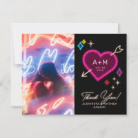 Panneau Neon Vegas Mariage Merci