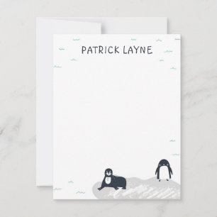 Carte De Correspondance Papeterie ours polaire