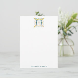 Carte De Correspondance Papeterie personnalisée pour quilteur amateur de q