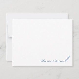Carte De Correspondance Papier à lettres personnalisé avec graveur de plum