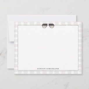 Carte De Correspondance Papier à lettres personnalisées pour hommes