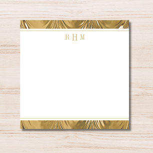 Carte De Correspondance Papier à lettres tendance à trois monogrammes déco