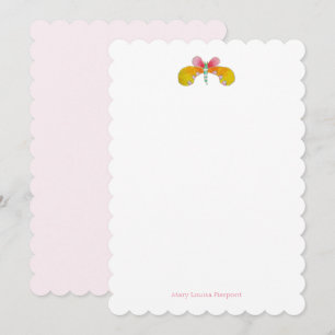 Carte De Correspondance Papier à papillon papillon