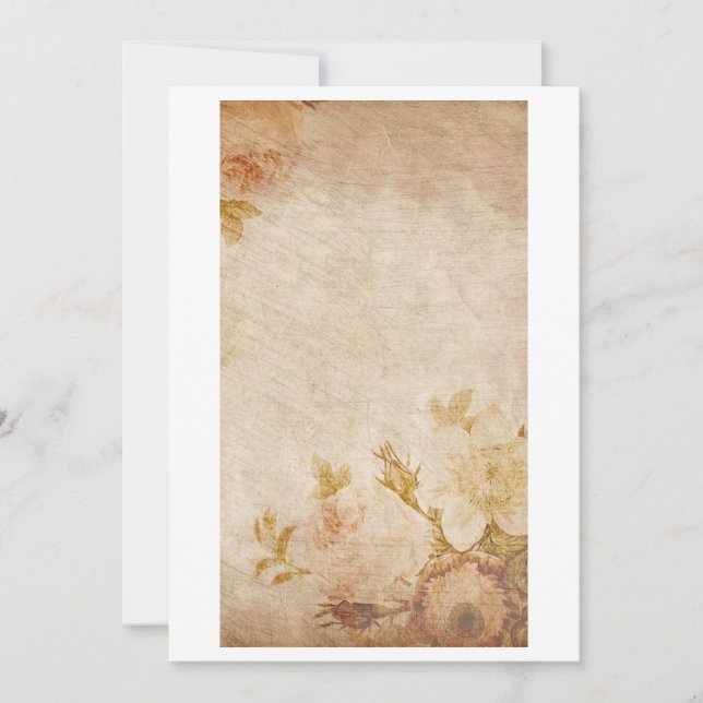 Carte De Correspondance Papier Antique Note (Devant)