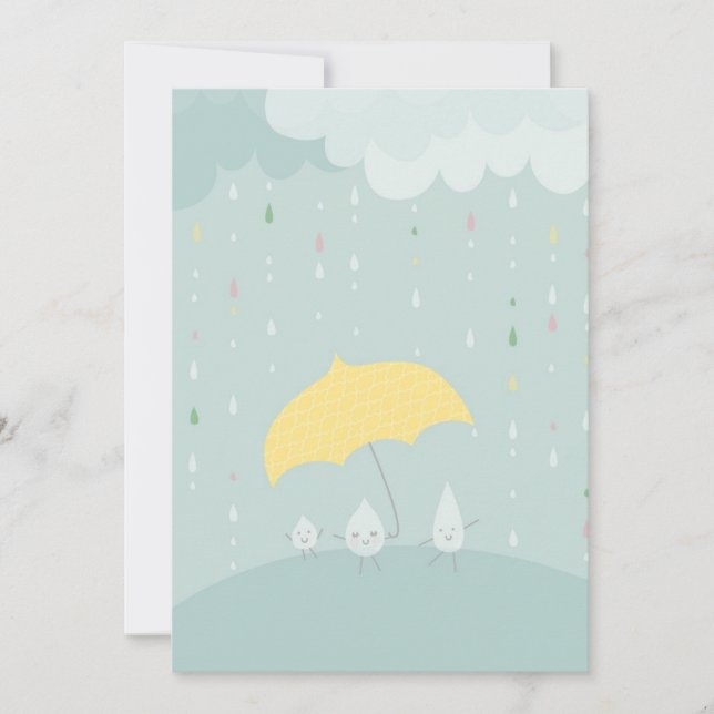 Carte De Correspondance Papier Rainy Day (Devant)