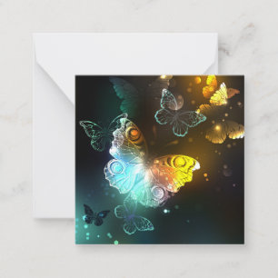 Carte De Correspondance Papillon lumineux et papillons de nuit