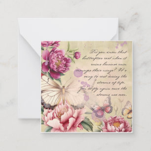 Carte De Correspondance Papillons