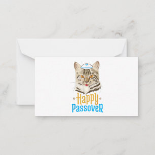 Carte De Correspondance Pâque Happy Pâque Chat Drôle Seder Juif