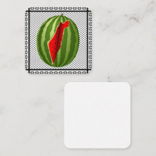 Carte De Correspondance Pastèque Palestine - Slice