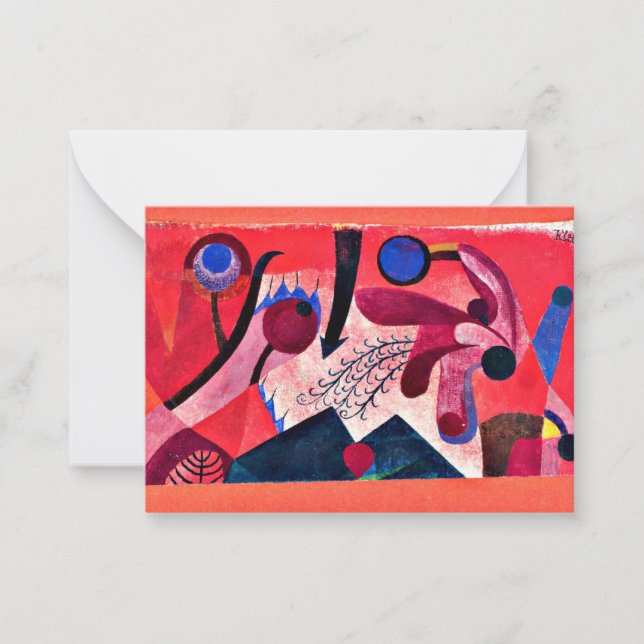 Carte De Correspondance Paul Klee - Baies poisonnantes (Devant)