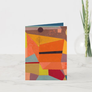 CARTE DE CORRESPONDANCE: PAUL KLEE : PAYSAGE DE MO