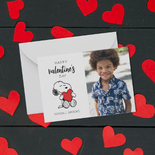 Carte De Correspondance Peanuts   Câlin coeur de Snoopy