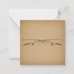 Carte De Correspondance Pêche à la mouche Poteaux de pêche d'antiquités Vi