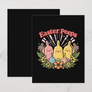 Carte De Correspondance Peeps de Pâques