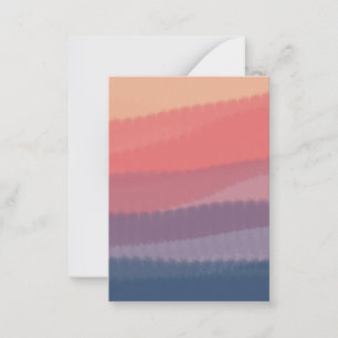 Carte De Correspondance Peinture Aquarelle Couleur Bright Trendy