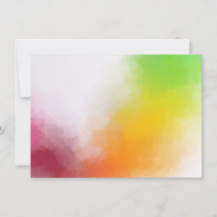 Carte De Correspondance Personnalisé Coloré Élégant Art Moderne Abstrait B