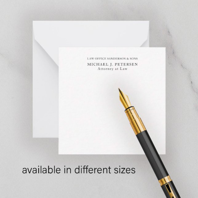 Carte De Correspondance Personnalisé simple moderne classique professionne (Créateur téléchargé)