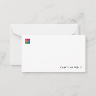 Carte De Correspondance Personnalisé Votre Nom Entreprise Logo Simple