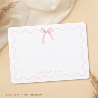 Carte de correspondance personnalisée élégante ros